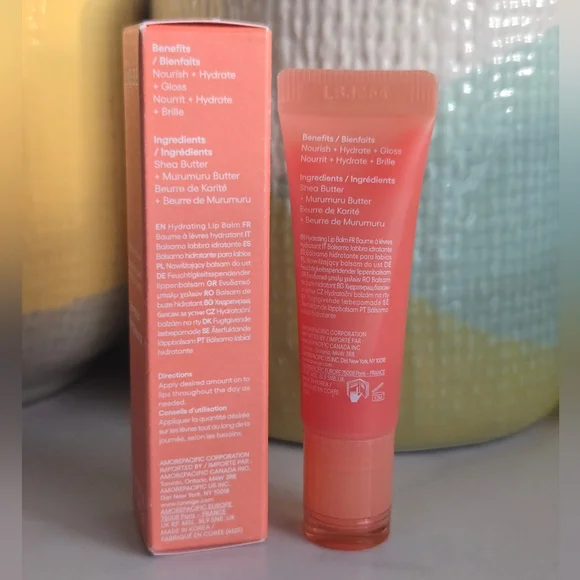 LANEIGE Lip Glowy Balm — Grapefruit Coral Pink - Picture 2 of 3